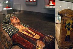 Met Highlights 03-4 Egypt Mummy Mask - Mummy of Artemidora - Roman Period 90-100.jpg